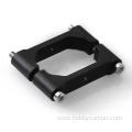 black anodized aluminum square tube clamp hobbycarbon